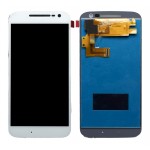 Lcd With Touch Screen For Moto G4 32gb White By - Maxbhi Com