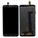 Lcd With Touch Screen For Intex Aqua Strong 5 2 Black By - Maxbhi Com