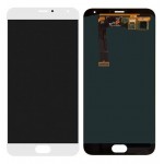 Lcd With Touch Screen For Meizu Mx5e White By - Maxbhi Com
