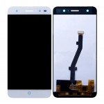 Lcd With Touch Screen For Zte Blade V7 Lite Silver By - Maxbhi Com