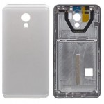 Back Panel Cover For Meizu Pro 6 Plus 128gb White - Maxbhi Com