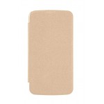 Flip Cover For Ziox Quiq Aura 4g Champagne By - Maxbhi.com