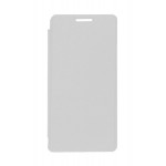 Flip Cover For Panasonic Eluga A3 Silver By - Maxbhi.com