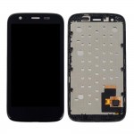 Lcd With Touch Screen For Motorola Moto G 2nd Gen Black By - Maxbhi Com