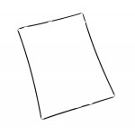Bezel for Apple iPad 2 16GB CDMA