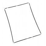 Bezel for Apple iPad 3 Wi-Fi Plus Cellular