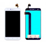 Lcd With Touch Screen For Intex Aqua 5 5 Vr White By - Maxbhi Com