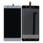 Lcd With Touch Screen For Intex Aqua Shine 4g White By - Maxbhi Com