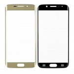Replacement Front Glass For Samsung Galaxy S6 Edge Gold By - Maxbhi Com