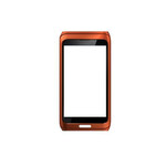 Replacement Front Glass For Nokia E7 Orange By - Maxbhi.com