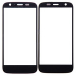 Replacement Front Glass For Motorola Moto G Dual Sim Xt1033 Black By - Maxbhi Com