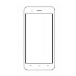 Replacement Front Glass For Lava Iris Atom 2x White By - Maxbhi.com