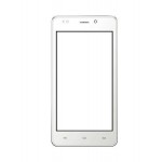 Replacement Front Glass For Karbonn Titanium Dazzle S202 White By - Maxbhi.com