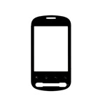Replacement Front Glass For Lg Optimus Me P350 Silver By - Maxbhi.com