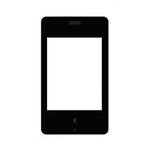 Replacement Front Glass For Nokia Asha 500 Rm934 Green By - Maxbhi.com