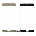 Replacement Front Glass For Samsung Galaxy Note 5 Gold By - Maxbhi Com