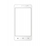 Replacement Front Glass For Intex Cloud M5 Ii White By - Maxbhi.com