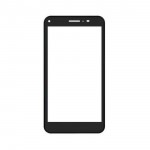 Replacement Front Glass For Aoc M601 Black By - Maxbhi.com