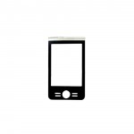 Replacement Front Glass For Motorola Rokr E6 White By - Maxbhi.com