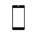 Replacement Front Glass For Karbonn Titanium S4 Black By - Maxbhi.com