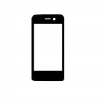 Replacement Front Glass For Spice Xlife Mi431q Lite Grey By - Maxbhi.com