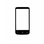 Replacement Front Glass For Htc 7 Mozart Black By - Maxbhi.com