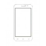 Replacement Front Glass For Hpl Platinum A50 White By - Maxbhi.com