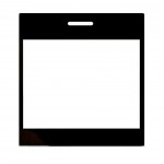 Replacement Front Glass For Sony Ericsson Aspen Black By - Maxbhi.com