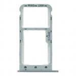 Sim Card Holder Tray For Huawei Y6 Pro 2017 Silver - Maxbhi Com
