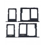 Sim Card Holder Tray For Samsung Galaxy J8 2018 Black - Maxbhi Com