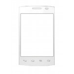 Replacement Front Glass For Lg Optimus L1 Dual E420 White By - Maxbhi.com