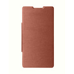 Flip Cover For Gionee M7 Plus Brown By - Maxbhi.com
