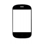 Replacement Front Glass For Micromax X454 Black By - Maxbhi.com