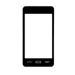 Replacement Front Glass For Micromax X560 Black By - Maxbhi.com