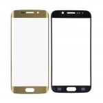 Replacement Front Glass For Samsung Galaxy S6 Edge Plus Duos Gold By - Maxbhi Com