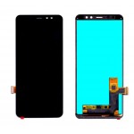 Lcd With Touch Screen For Samsung Galaxy A8 Plus 2018 Black By - Maxbhi Com