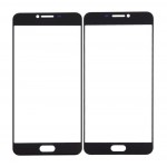 Replacement Front Glass For Samsung Galaxy C5 Black By - Maxbhi Com