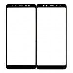 Replacement Front Glass For Samsung Galaxy A8 2018 Grey By - Maxbhi Com