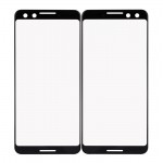 Replacement Front Glass For Google Pixel 3 Black By - Maxbhi Com