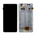 Lcd With Touch Screen For Intex Aqua Lions 4g White By - Maxbhi Com