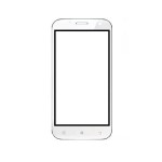 Replacement Front Glass For Intex Cloud Z6 Black By - Maxbhi.com