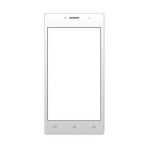 Replacement Front Glass For Spice Smart Flo Crystal Mi449 Black By - Maxbhi.com