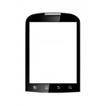 Replacement Front Glass For Motorola Me632 Black By - Maxbhi.com