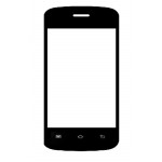 Replacement Front Glass For Celkon A10 Campus Black By - Maxbhi.com
