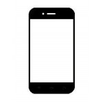 Replacement Front Glass For Celkon Campus Mini A350 Black By - Maxbhi.com