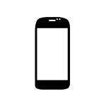 Replacement Front Glass For Dell Aero Black By - Maxbhi.com