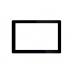Replacement Front Glass For Wintab 10 Black By - Maxbhi.com