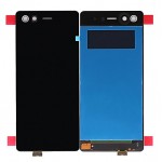 Lcd With Touch Screen For Zte Axon M Black By - Maxbhi Com