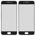 Replacement Front Glass For Meizu Pro 6s Black By - Maxbhi Com