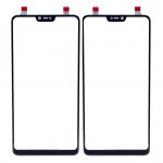 Replacement Front Glass For Oppo F7 Black By - Maxbhi Com